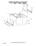 Diagram for 06 - Cabinet And Installation Parts