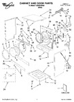 Diagram for 01 - Cabinet And Door Parts