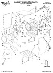 Diagram for 01 - Cabinet And Door Parts