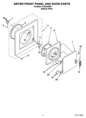 Diagram for YLTE5243DQ7