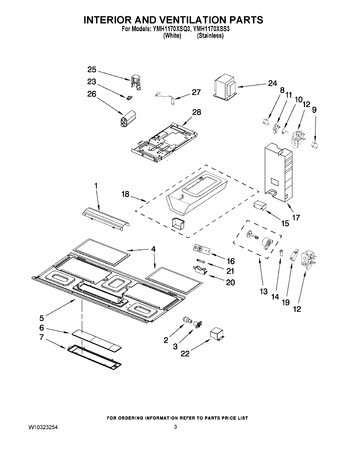 Diagram for YMH1170XSS3