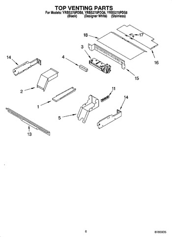 Diagram for YRBS275PDQ8