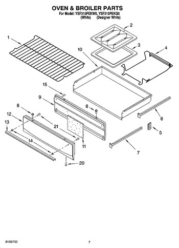 Diagram for YSF315PEKW0