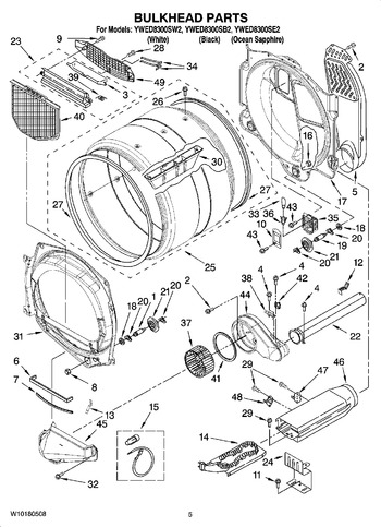 Diagram for YWED8300SW2