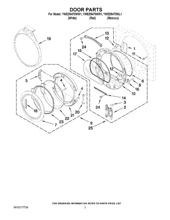 Diagram for YWED9470WW1