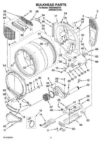 Diagram for YWED9500TU0