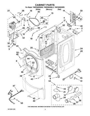 Diagram for YWED9550WL0