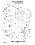 Diagram for 02 - Freezer Liner Parts