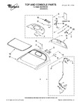 Diagram for 01 - Top And Console Parts