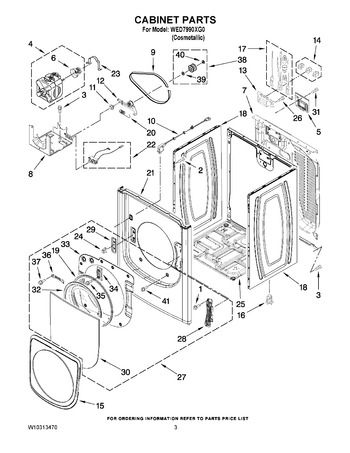 Diagram for WED7990XG0