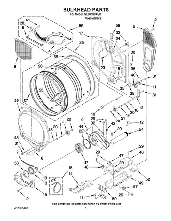 Diagram for WED7990XG0