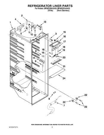 Diagram for BRS62CBANA00