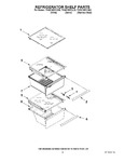 Diagram for 03 - Refrigerator Shelf Parts