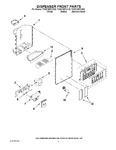 Diagram for 08 - Dispenser Front Parts