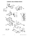 Diagram for 05 - Cabinet And Stirrer Parts