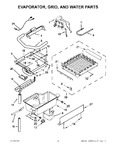 Diagram for 02 - Evaporator, Grid, And Water Parts