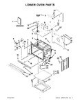 Diagram for 01 - Lower Oven Parts