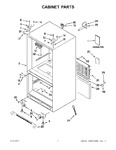 Diagram for 01 - Cabinet Parts