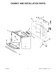 Diagram for 06 - Cabinet And Installation Parts