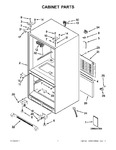 Diagram for 01 - Cabinet Parts