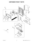 Diagram for 08 - Dispenser Front Parts