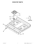 Diagram for 01 - Cooktop Parts