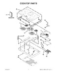 Diagram for 01 - Cooktop Parts