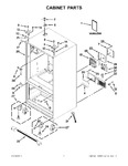 Diagram for 01 - Cabinet Parts