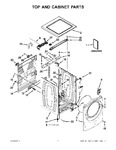 Diagram for 01 - Top And Cabinet Parts