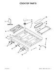 Diagram for 01 - Cooktop Parts