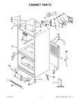 Diagram for 01 - Cabinet Parts