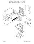 Diagram for 08 - Dispenser Front Parts