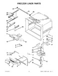 Diagram for 02 - Freezer Liner Parts