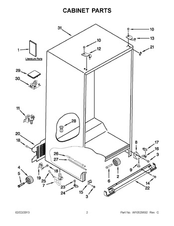 Diagram for WRS537SIAW00