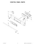 Diagram for 08 - Control Panel Parts