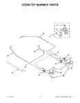 Diagram for 07 - Cooktop Burner Parts