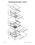 Diagram for 03 - Refrigerator Shelf Parts