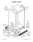 Diagram for 01 - Cabinet Parts