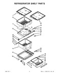 Diagram for 03 - Refrigerator Shelf Parts