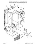 Diagram for 02 - Refrigerator Liner Parts