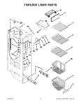 Diagram for 04 - Freezer Liner Parts