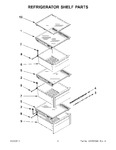 Diagram for 03 - Refrigerator Shelf Parts