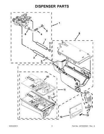 Diagram for WFW8640BW0