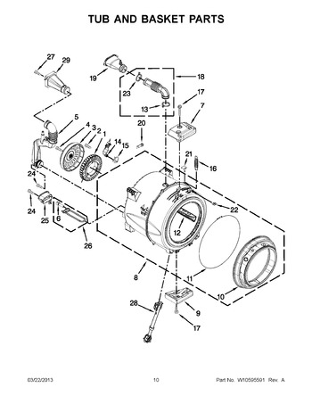 Diagram for WFW8640BW0