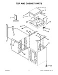 Diagram for 01 - Top And Cabinet Parts