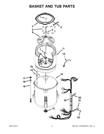 Diagram for 2DWTW5500XW1