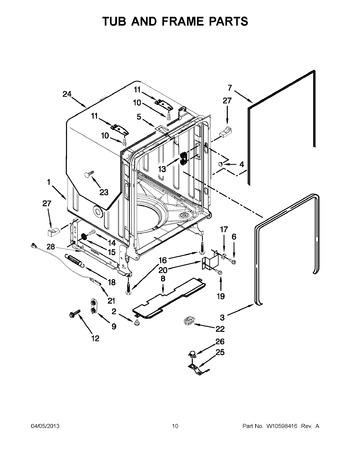 Diagram for KUDC10IXBL8