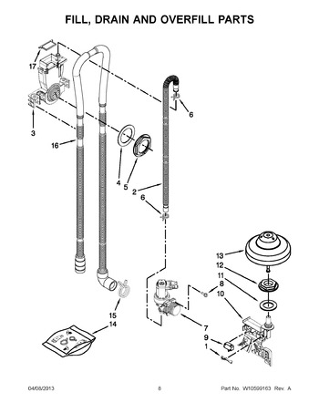 Diagram for KUDS35FXWH9