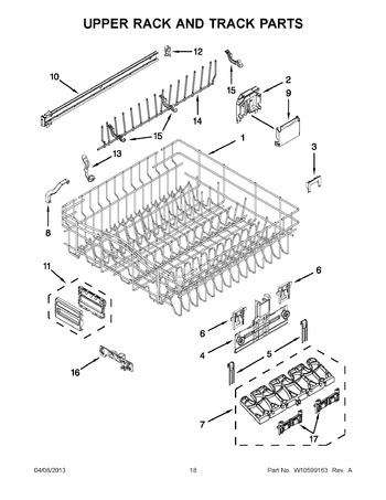 Diagram for KUDS35FXWH9