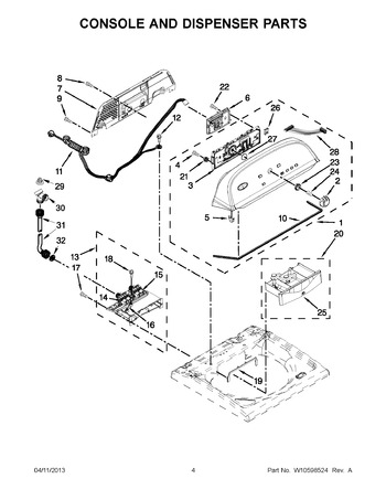 Diagram for 2DWTW5500XW1